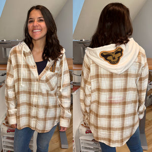 Fall is Dead Grateful Hooded Flannel - ONE Ladies size XXL left!