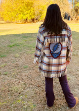 Load image into Gallery viewer, Grateful Fringy Plaid Stealie Jacket Shirt - Size S/M and L/XL left!