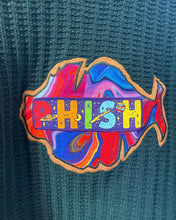 Load image into Gallery viewer, Fringy Pine Phish Sweater - (ONE LEFT Size L!)