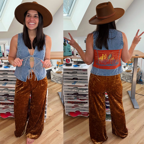 Desert Trippin’ Grateful Dead Road Trip Vest - ONLY ONE Size Sm/Med