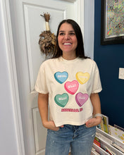 Load image into Gallery viewer, Billy Strings Band Candy Hearts Boxy Comfort Colors Tee