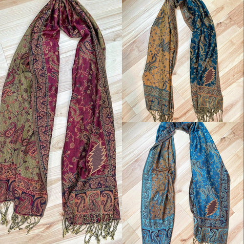 Grateful Paisley Pashmina