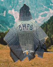 Load image into Gallery viewer, Billy MF Strings Herringbone Tweed Hooded Poncho - One size fits all (LAST ONE!)