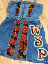 Load image into Gallery viewer, Widespread Panic Green Mandala Tapestry Denim Full Zip Dress -ONE Size Small