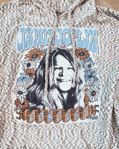 Janis Joplin Hooded Mosaic Pocket Poncho - One size fits all! (Only ONE Made!)