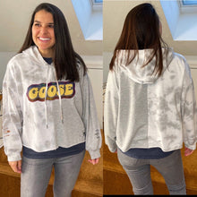 Load image into Gallery viewer, Plus Size Tie Dye Distressed Goose Hoodies - ONE Size XXL left!