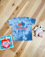 Load image into Gallery viewer, Love Your Mama Manhattan Blue Tie Dye Toddler Tee - Size 2T, 4T and 5/6 left!