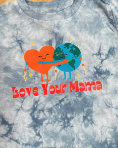 Love Your Mama Manhattan Blue Tie Dye Toddler Tee - Size 2T, 4T and 5/6 left!