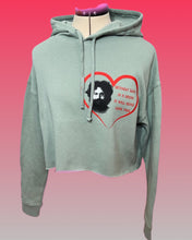 Load image into Gallery viewer, Help On the Way Jerry Cropped Sage Hoodie - One Medium and XL left!
