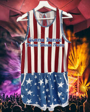 Load image into Gallery viewer, Gonna Dance These Blues Away Rockdale Romper - Size Medium left!