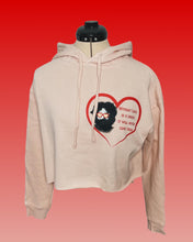 Load image into Gallery viewer, Without Love in a Dream Jerry Blush Cropped Hoodie - Size Small left!