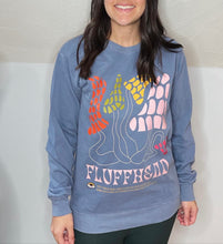 Load image into Gallery viewer, Denim Comfort Colors Fluffhead Phish Sweatshirt - Size Small>2XL