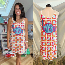 Load image into Gallery viewer, Granny Square Lined Phish Summer Tour Dress - Fits up to a Size M/L
