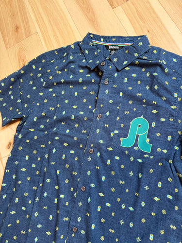 Pretty Lights Geo Buttondown Shirt - One Men’s Large!