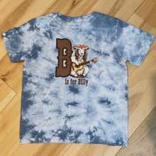 Load image into Gallery viewer, B is for Billy Crystal Rose or Stella Blue Tie Dye Toddler Tee - Size 2T, 3T, 4T and 5/6