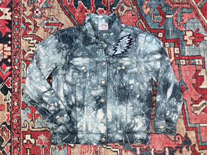 Grateful Garcia Tie Dye Denim Jacket- Size Small left!