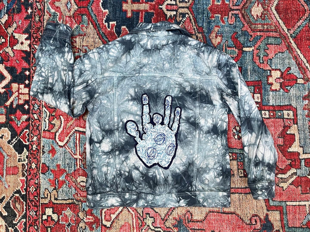 Grateful Garcia Tie Dye Denim Jacket- Size Small left!