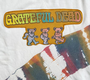 Grateful Dead Dancing Bear Tie Dye Stripe Sweatshirt - Sizes Small left!