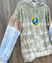 Load image into Gallery viewer, Delilah Green Stealie Tie Dye Crewnecks - Size Sm/Med left!