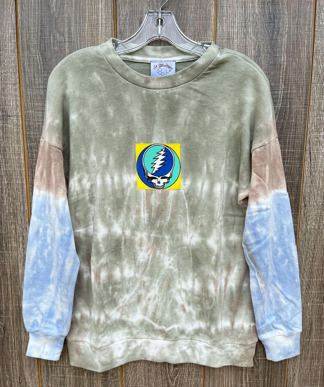 Delilah Green Stealie Tie Dye Crewnecks - Size Sm/Med left!