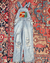 Load image into Gallery viewer, Up On Cripple Creek The Band Distressed Overalls - Size Small (4)