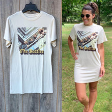 Load image into Gallery viewer, The Beatles 1967-1970 The Blue Album Tunic Tshirt Dress - ONE Size XL Left!